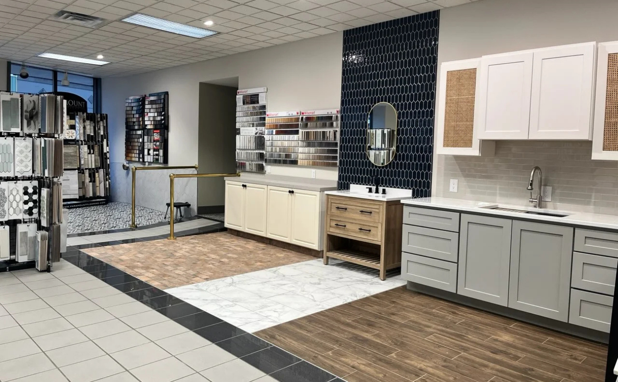 Johnsons Carpet One kitchen and bath showroom in Grandville, MI